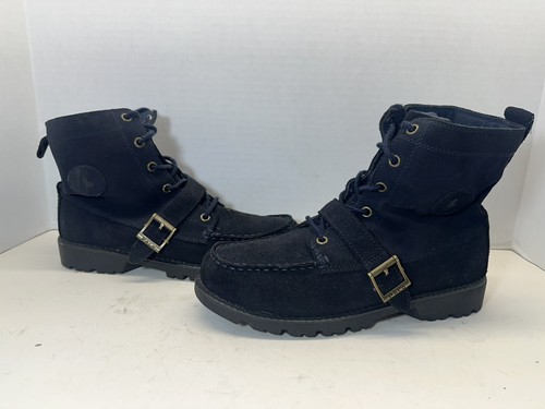 Polo Ralph Lauren Ranger Boots NAVY BLUE Suede size 7 | eBay