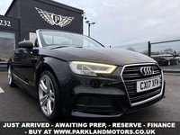 2017 Audi A3 2.0 A3 S Line TDI 2dr Convertible Diesel Manual
