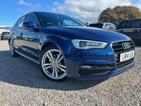2014 Audi A3 1.8 TFSI S line Sportback Euro 6 (s/s) 5dr HATCHBACK Petrol Manual