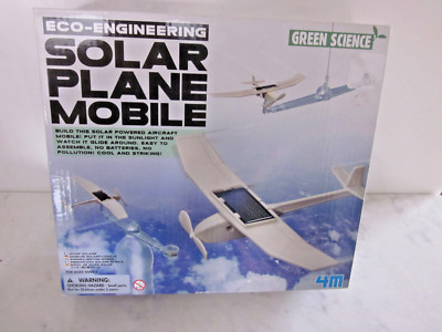 NEW Green Science Solar Plane 4m 24513 - BUILD THIS SOLAR POWERED MOBILE