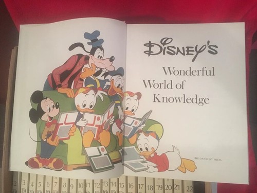 Vintage 1973 Disney Wonderful World Of Knowledge Complete 1 - 22 Volume Book Set