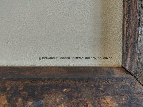 Gordon Snidow's Colorado Coolade Coors Beer 1978 Cowboy Art