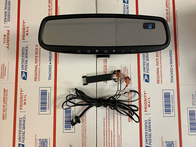 Toyota Rear View Mirror With Auto Dimm HomeLink And Compass. Gentex-453 OEM