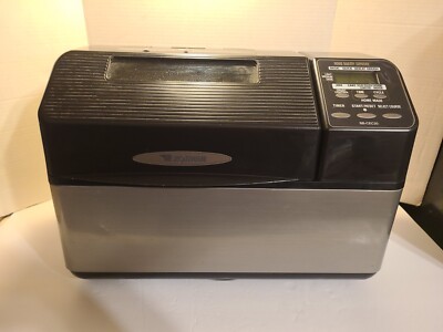 ZOJIRUSHI BREADMAKER BB-CEC20 HOME BAKERY SUPREME 2 LB LOAF DOUBLE PADDLE BLACK