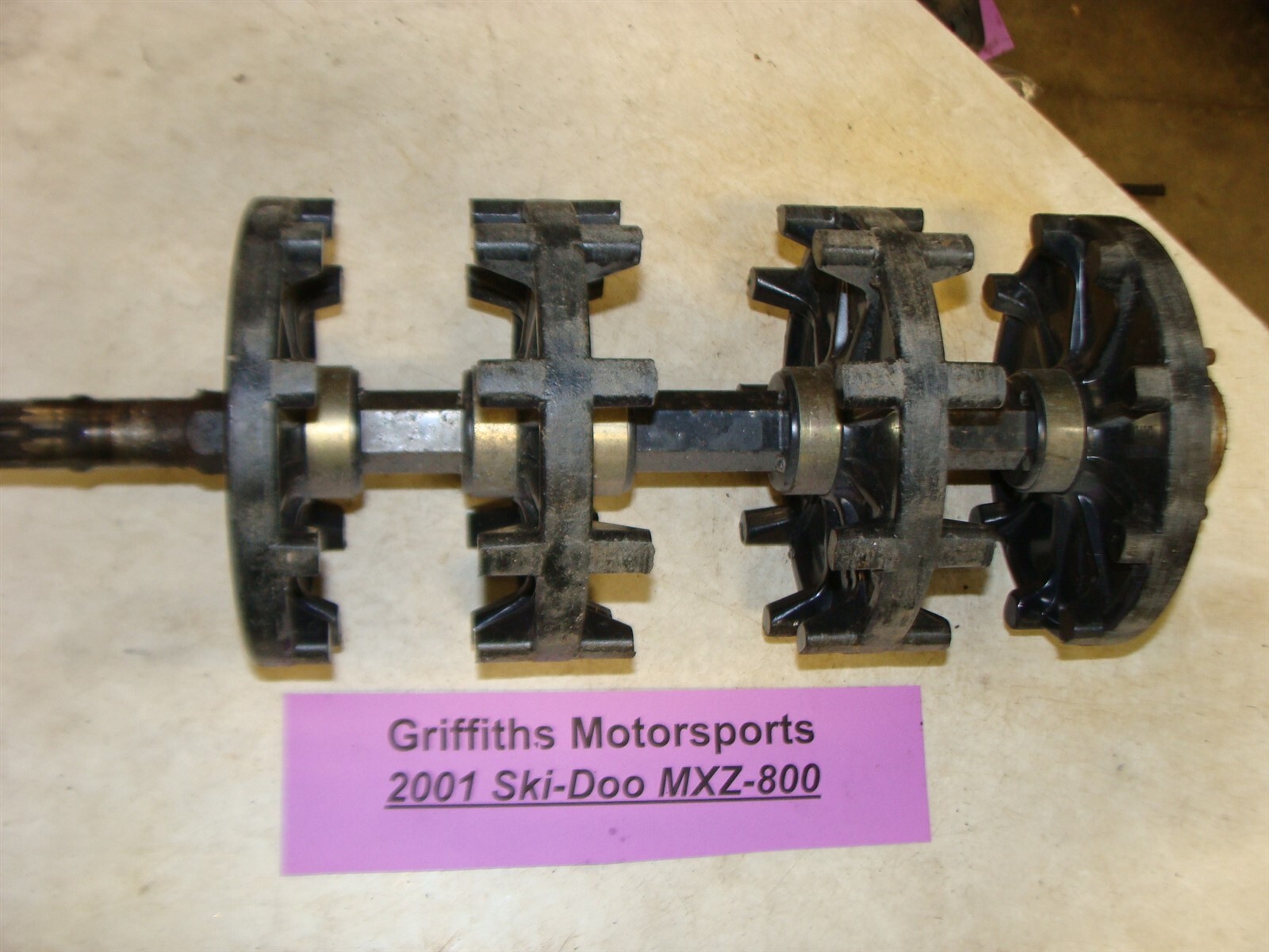 2001 SKI-DOO MXZ 800 ZX chassis track drive shaft drivers