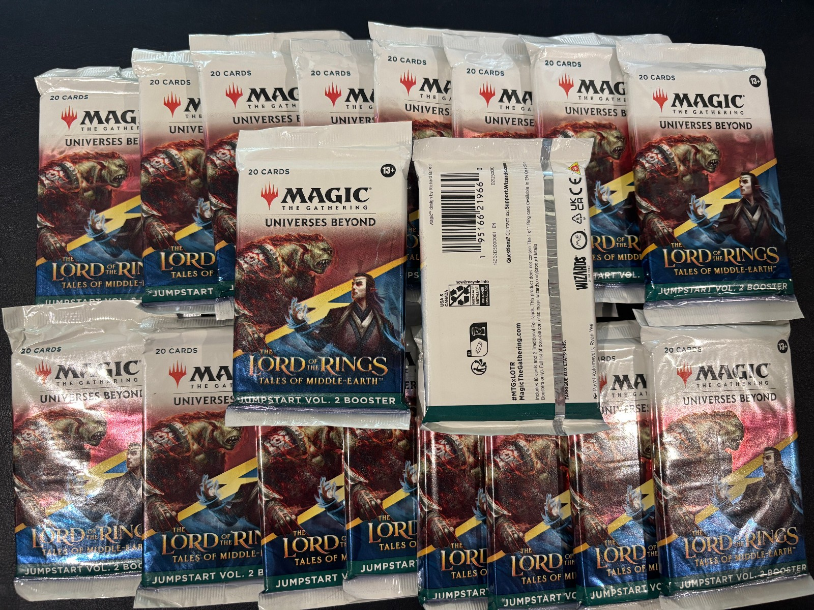 MTG - The Lord of the Rings: Tales of Middle-Earth Jumpstart Vol. 2 18 Pack Lot