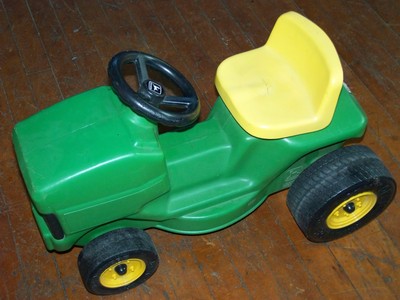 Vintage ERTL John Deere Ride On Mower Toddler Size