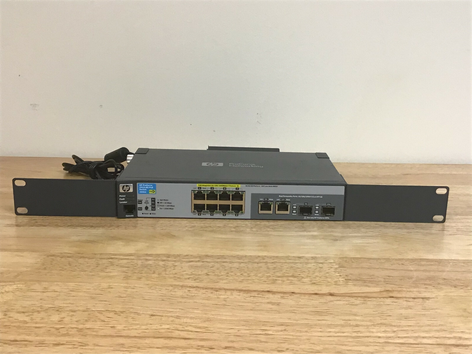HP ProCurve 2915-8G-PoE Switch 67W Gigabit PoE 12x RJ45 2x SFP AC