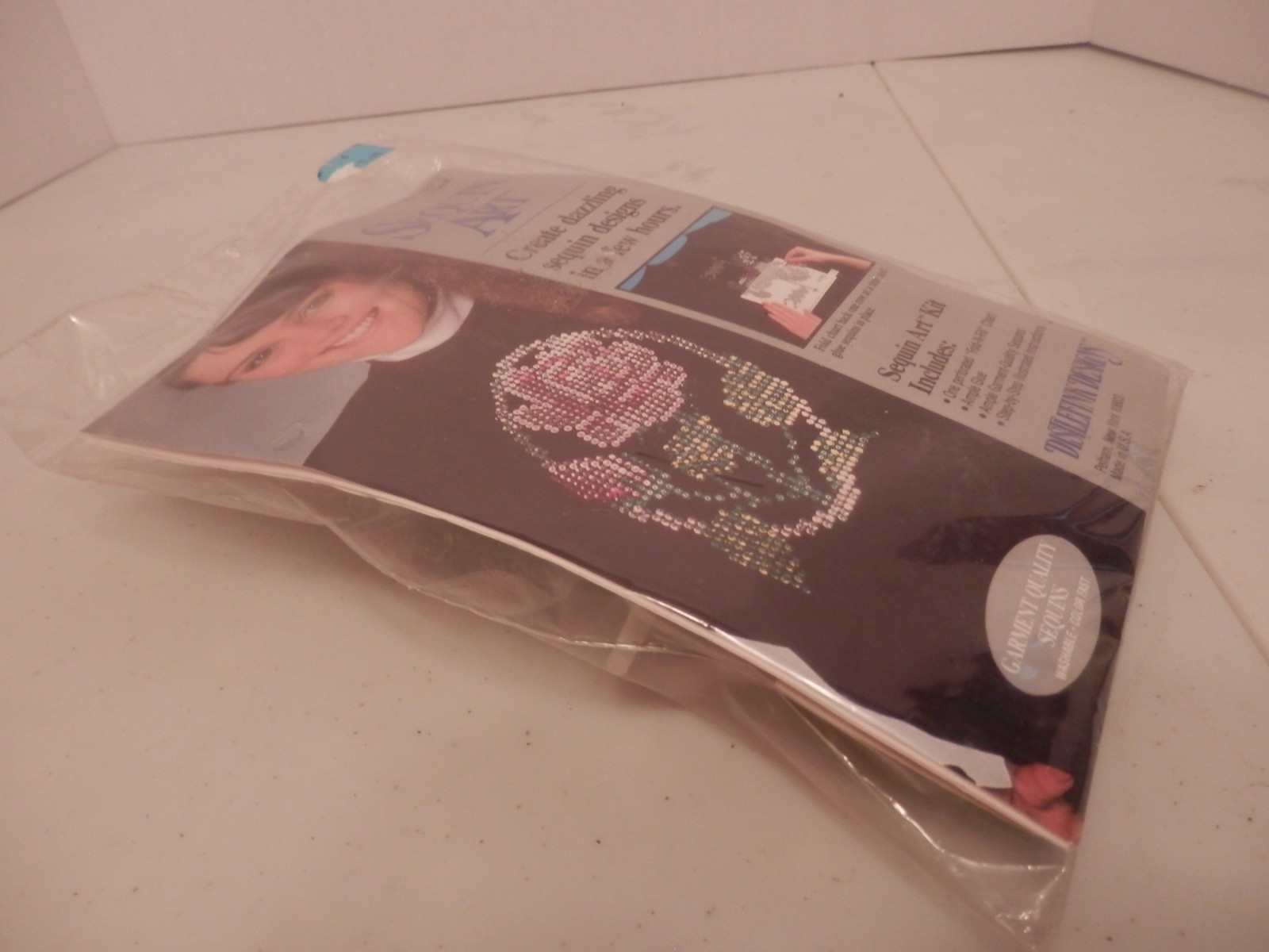 Sequin Art Rose 33212 Kit-NEW-Dislefink Designs-Crafting-Free Shipping