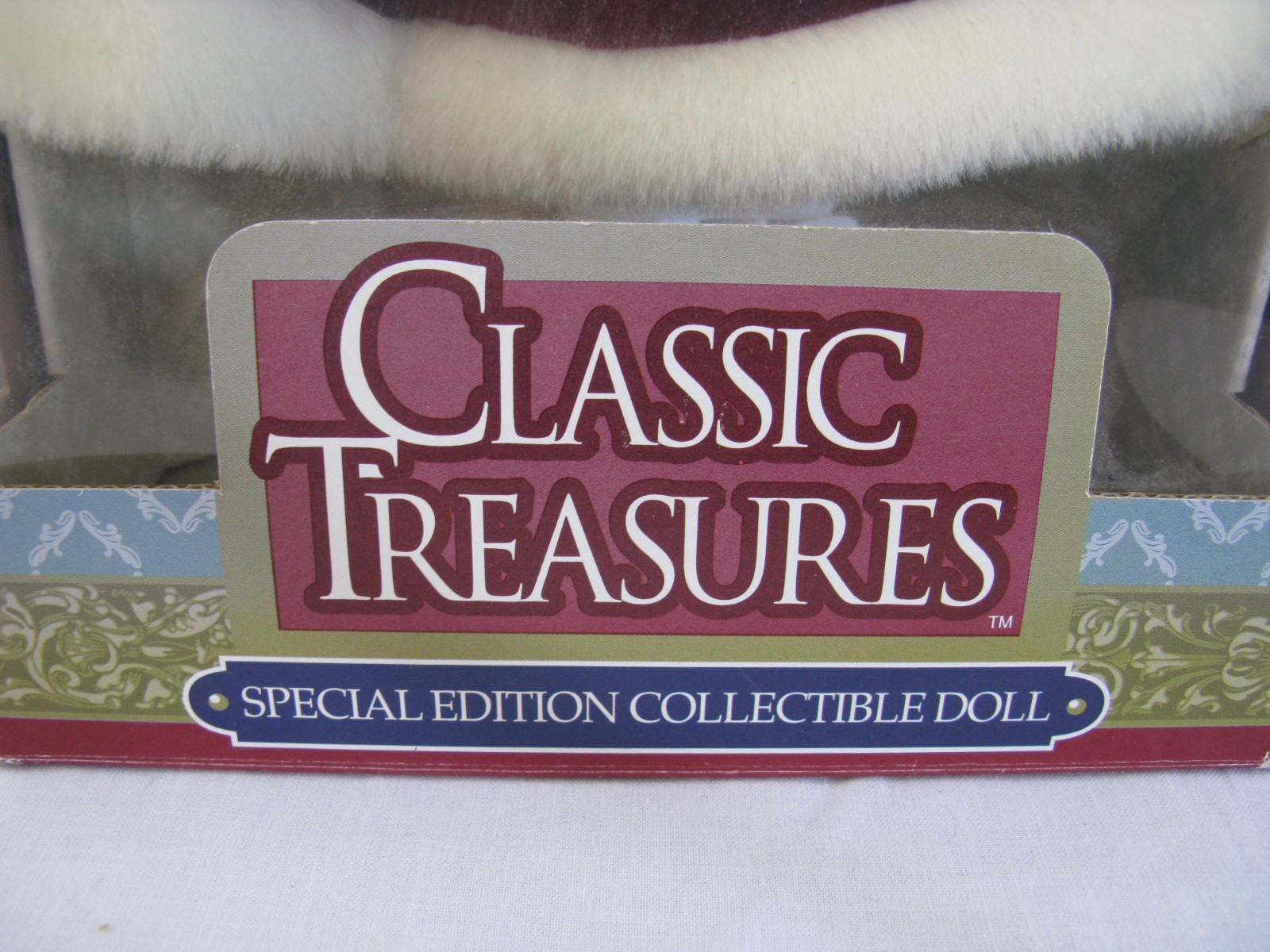 Classic Treasures Special Edition Red Christmas Dress Doll Bisque Porcelain