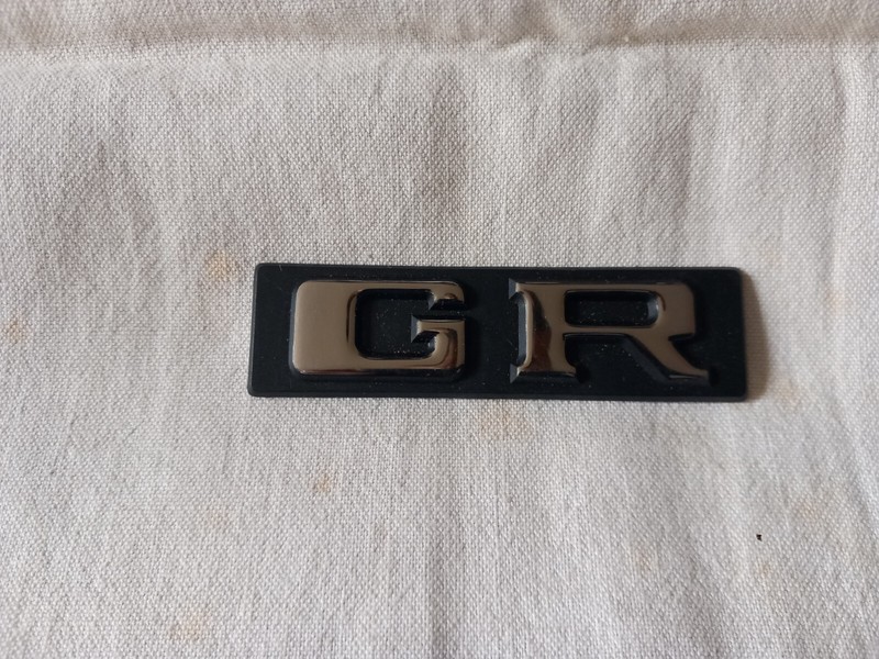 Logo Monogramme EmblÃ¨Me AdhÃ©Sif  Gr ChromÃ© Peugeot 90 X 25 Mm