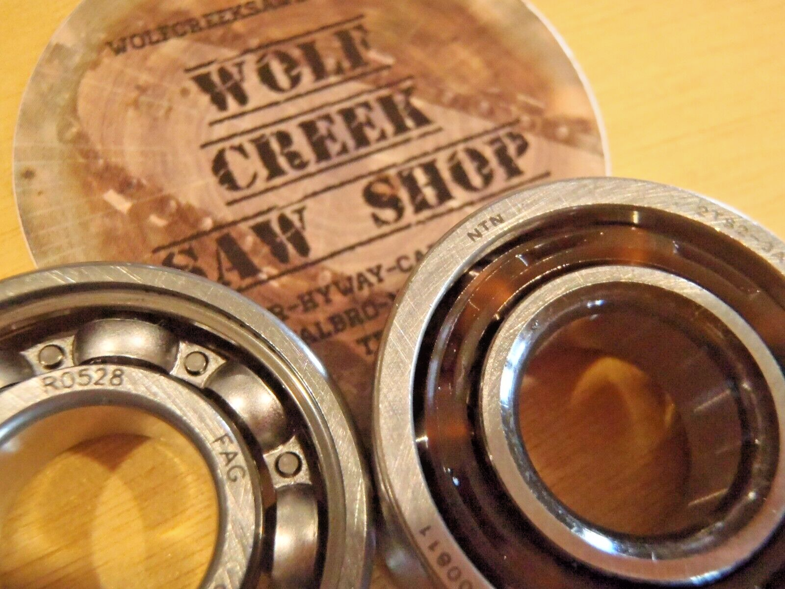 OEM NTN and FAG Stihl crankshaft bearing set fits 044 MS440