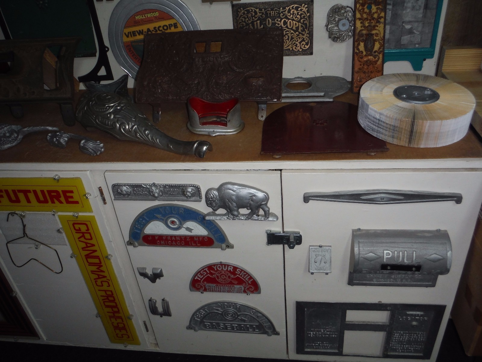 Mutoscope Caille Mills Munves Genco Fortune Teller,Crane Digger Parts Kiosk