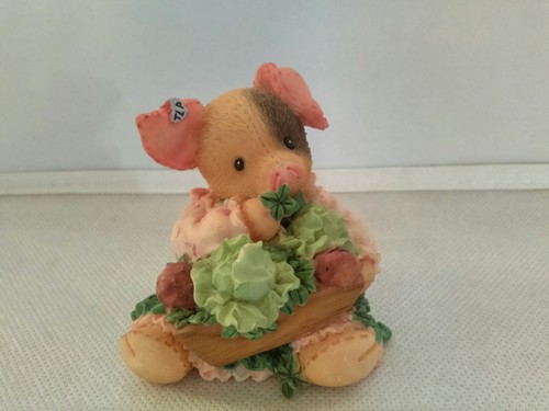 Vintage Enesco This Little Pig Sow Happy collectible Pig