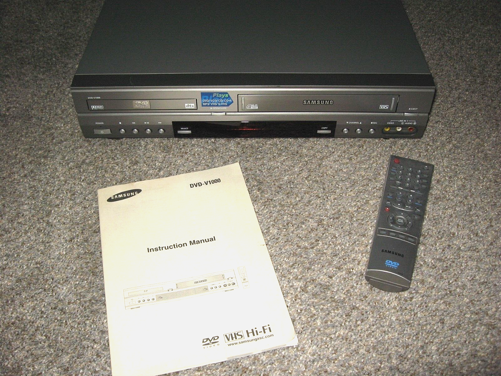 With Manual And Remote - For Parts