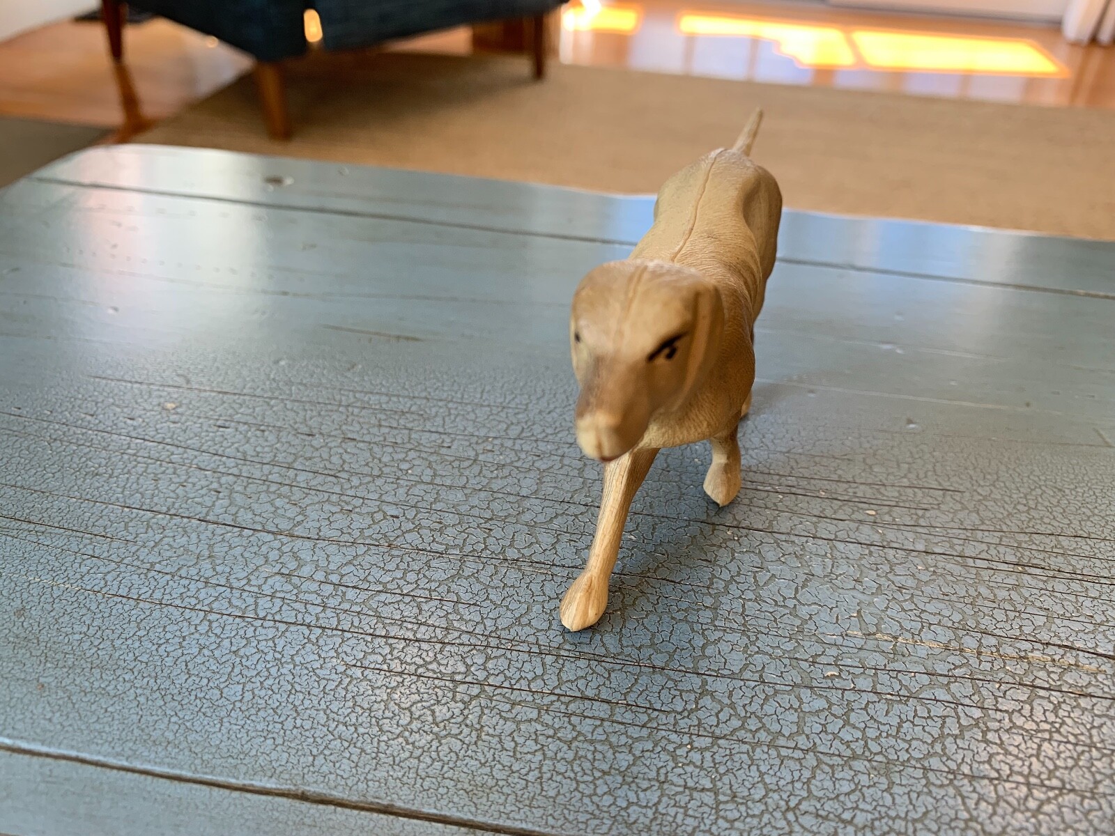 Brown Celluloid Antique Dog Vintage USA Toy