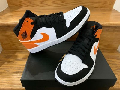 air jordan 1 mid orange shattered backboard