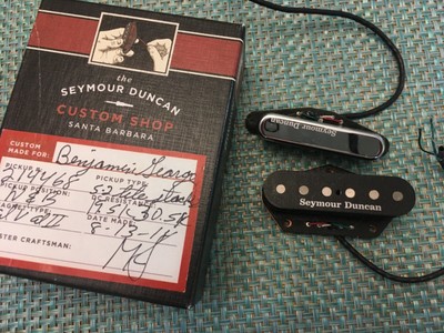 Pickups - Seymour Duncan Custom Shop wiring diagram tele bridge and p90 neck pickup telecaster 