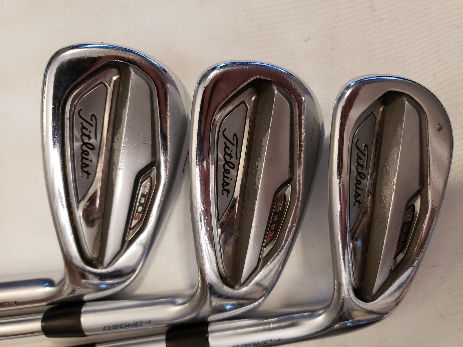 Used Titleist T100s 2021 Iron Set (5-PW) 6 Irons - Project X 6.0 - Stiff - RH