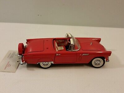 FRANKLIN MINT 1956 FORD THUNDERBIRD RED MODEL 1:24 SCALE DIE CAST