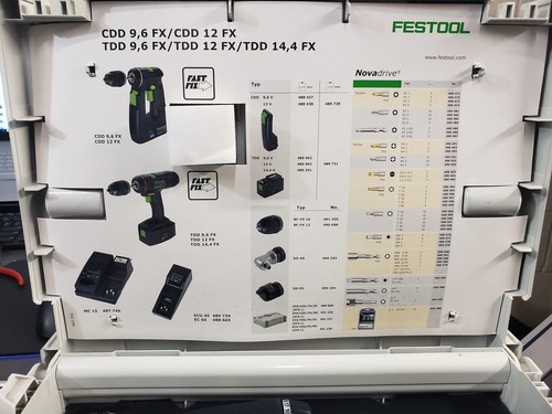 FESTOOL - CDD 12 FX - CORDLESS DRILL TOOLS