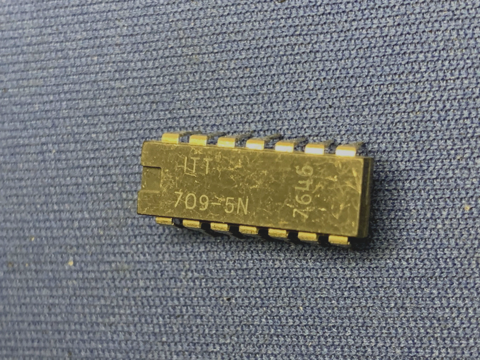 709-5N ITT SN72709N 72709N LM709N 14-PIN DIP LM709 Vintage 709-5N ITT SN72709N 72709N LM709N 14-PIN DIP LM709 Vintage