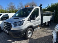 2020 FORD TRANSIT 350 2.0 EcoBlue 130ps L4 LWB Dropside Tail lift. 39,000 Miles.
