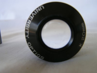 UNIVERSITY OPTICS JAPAN KELLNER K. 20MM TELESCOPE EYEPIECE LENS 1 1/4