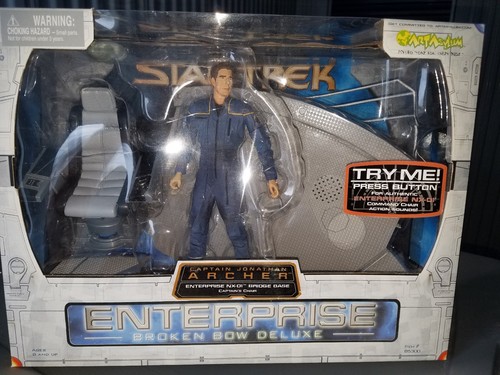 Star Trek Broken Bow Captain Jonathan Archer Bridge Captains Chair - NEW IN BOX!