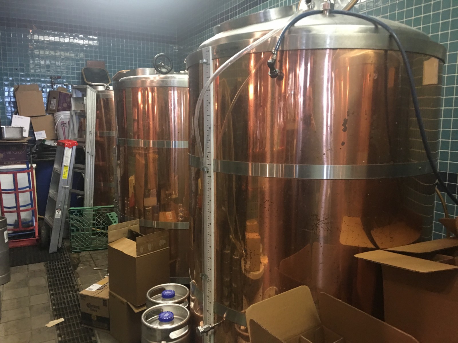 Cask 5000 Litre Brewing System with 5 Copper Tanks