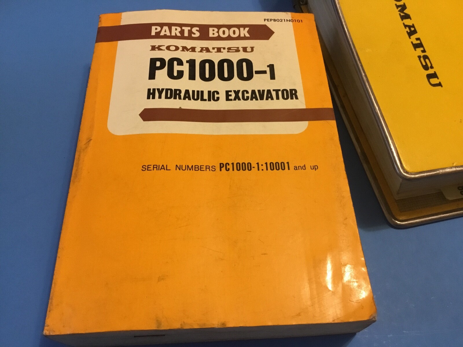 KOMATSU PC1000-1 EXCAVATOR SERVICE SHOP REPAIR MANUAL and Parts book