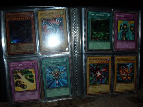 YuGiOh cards in binder 103 cards Vintage
