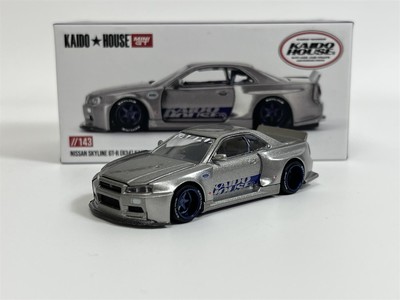 Nissan Skyline GT R R34 Kaido Works Shinjuku V1 1:64 Mini GT