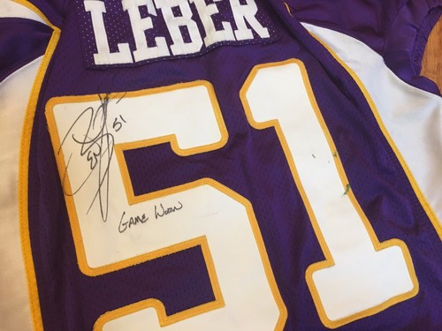 2006 Ben Leber Minnesota Vikings Game Used / Game Worn Jersey and Pants! Matched