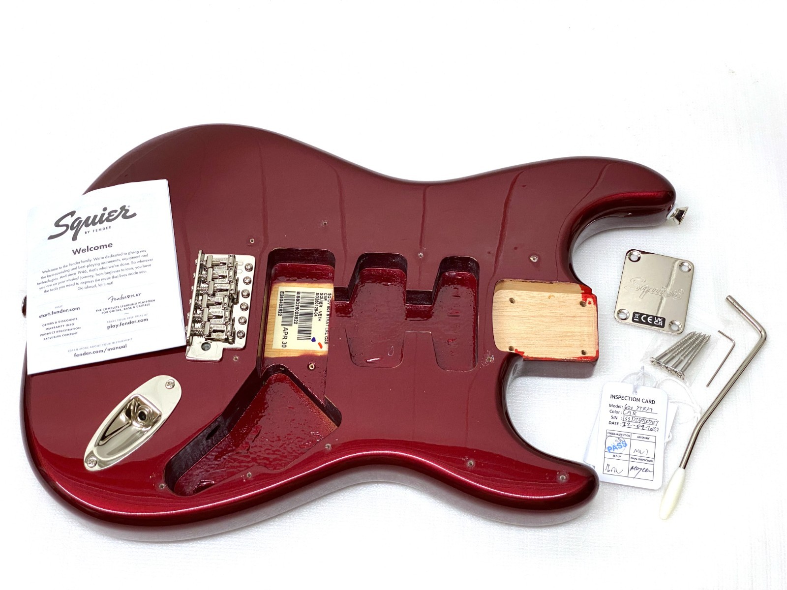 FULL THICKNESS Genuine Fender Squier STRAT BODY Classic Vibe