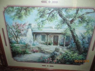 Home Interiors  Lee K.Parkinson 1989 31.5 x 25.5  framed & matted welcome