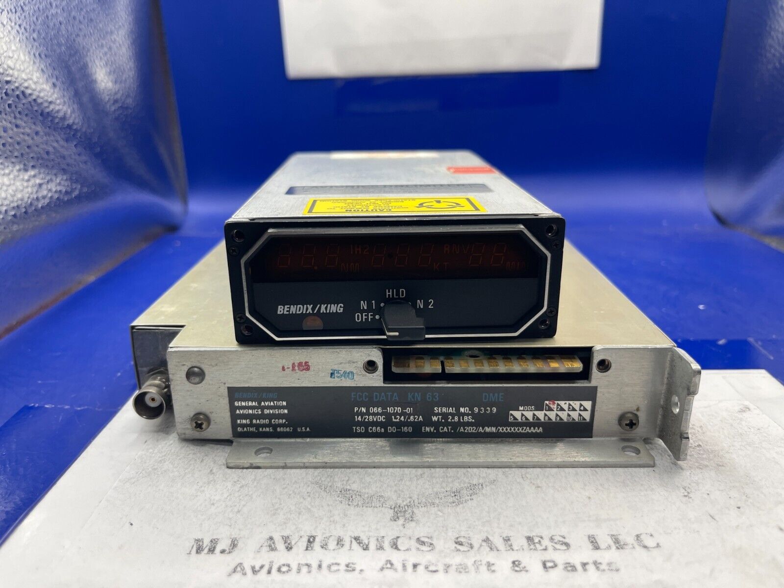BENDIX/KING KN-63 DME P/N 066-1070-01 WITH KDI 572 WITH FAA BENDIX/KING KN-63 DME P/N 066-1070-01 WITH KDI 572 WITH FAA