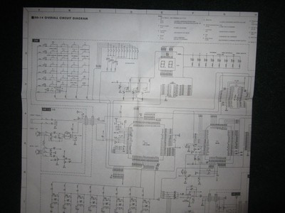 Yamaha Digital Percussion DD-12 DD-14 Service Manual Schematics Drum Machine