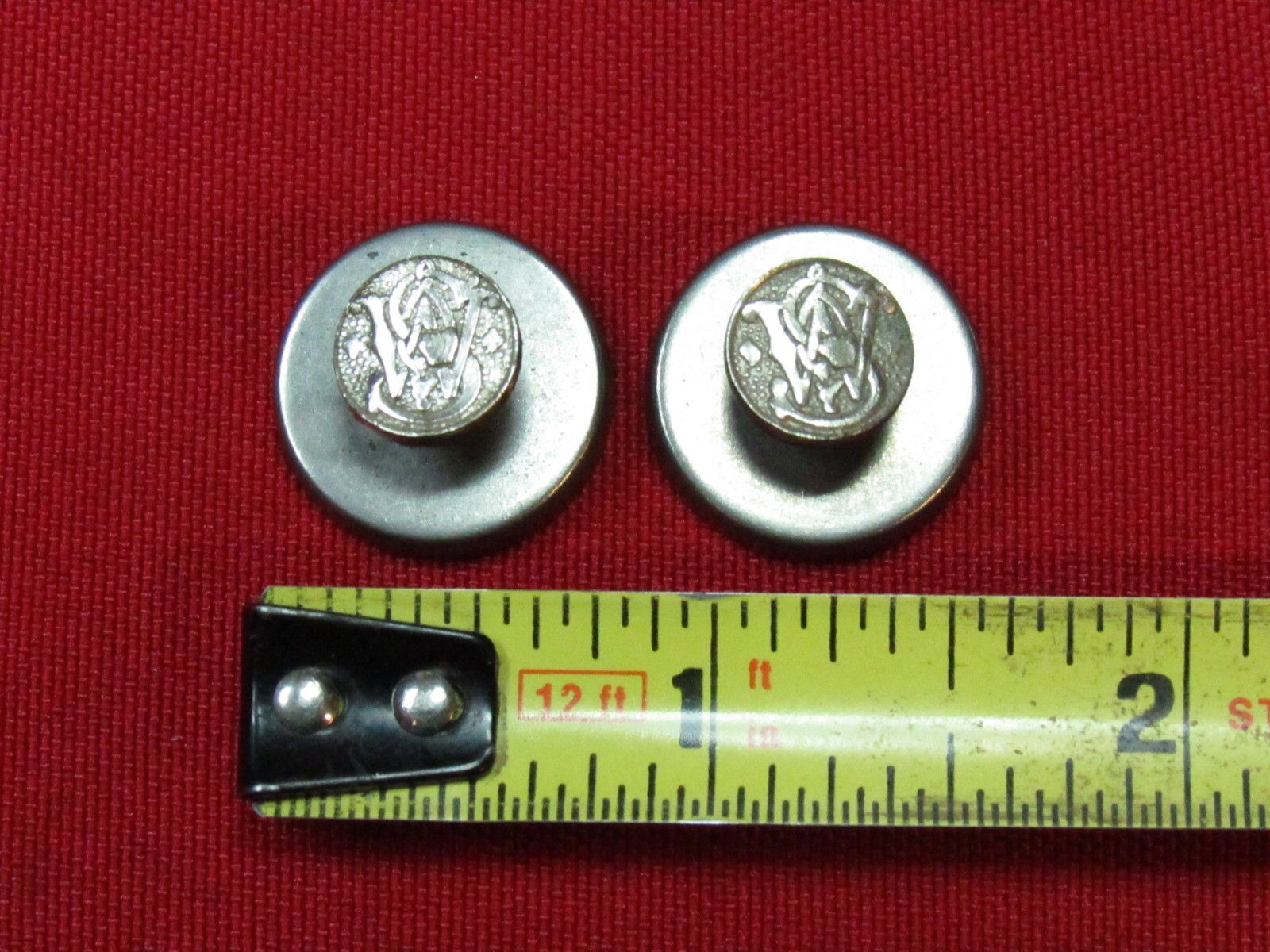 Smith & Wesson Grip Medallion Set w/ Washers - Original