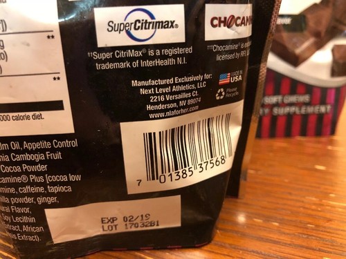 NLA For Her APPETITE CONTROL Performance Chew Weight 4 X 30 Chews CHOCOLATE