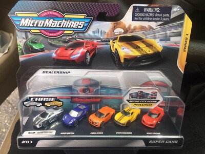 New 2020 Micro Machines Silver Chrome CHASE Super Cars Paso Fino Quetzal Senner