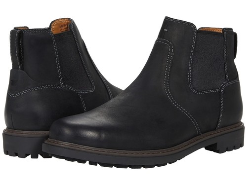 

Мужские ботинки Florsheim с открытым носком, черные Crazy Horse, США, Black crazy horse