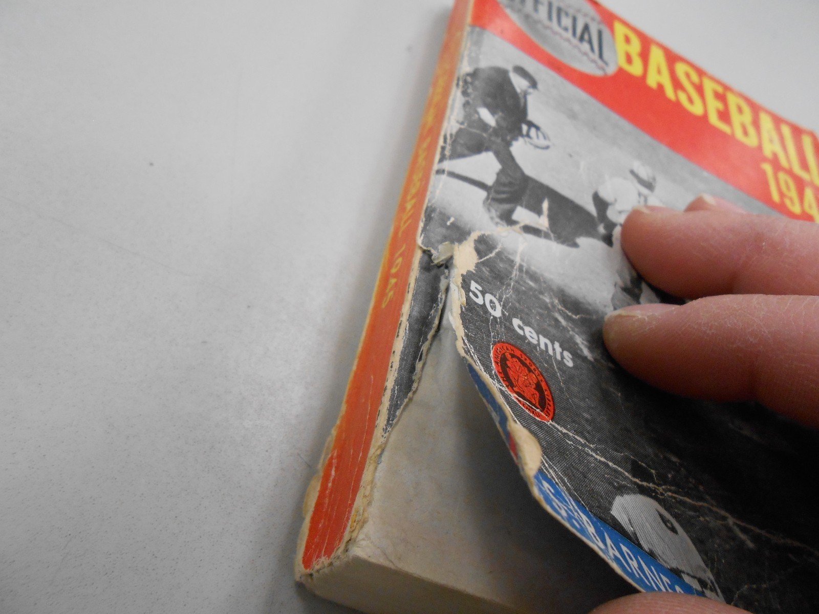 Official Baseball 1945 edited by Leslie M. O'Connor (1945, A. S. Barnes)! LOOK!