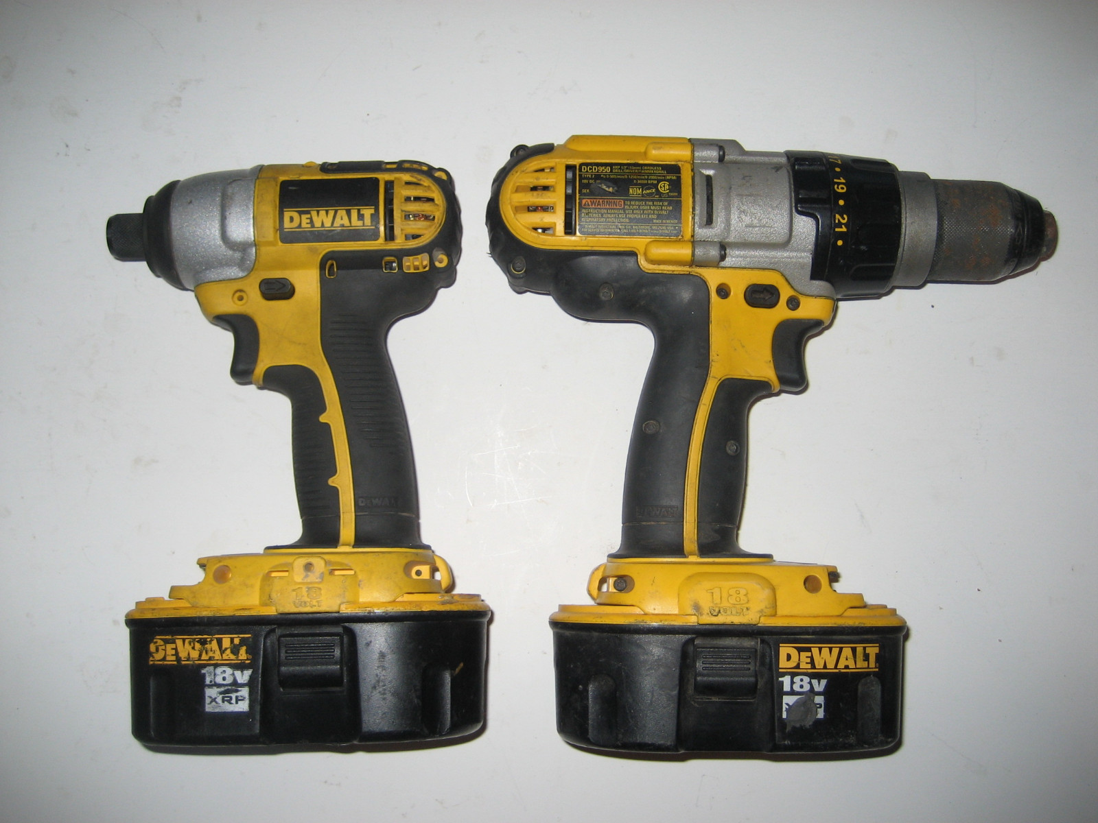 SET Dewalt DC827 1/4