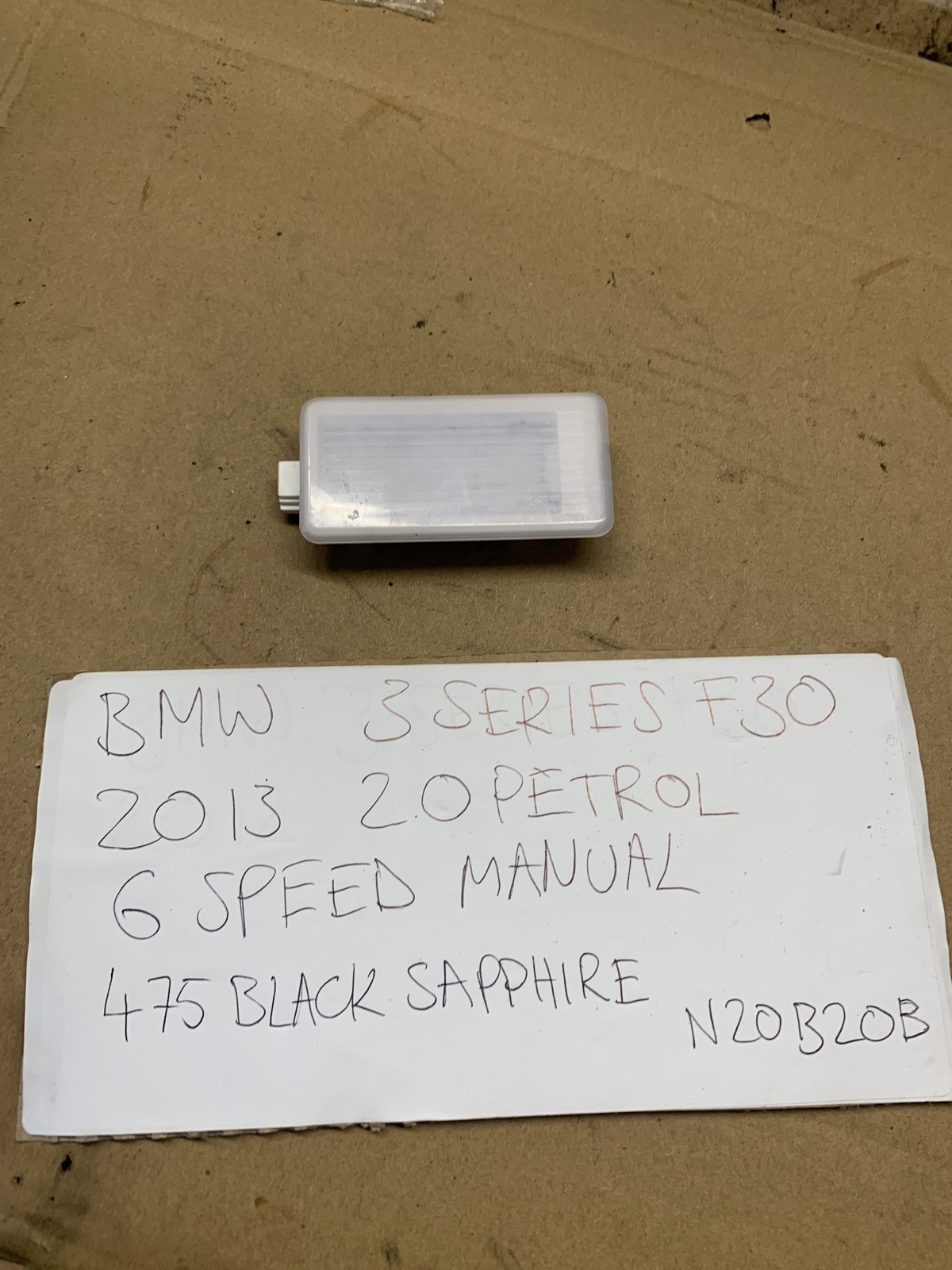BMW 3 Series F30 2013 2.0 Petrol N20B20B Interior Footwell Light 9280501