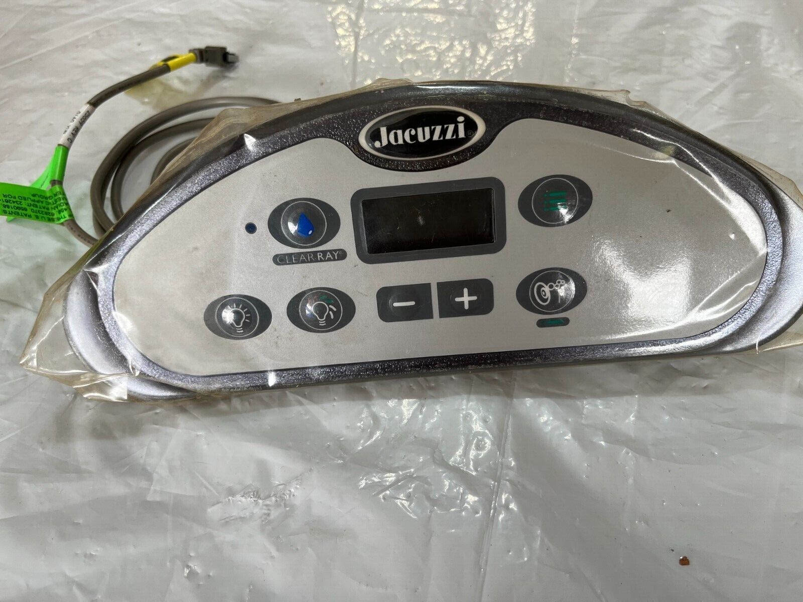 JACUZZI SPA J-300 LED SERIES 1 PUMP TOPSIDE CONTROL PANEL 6600-382 JACUZZI SPA J-300 LED SERIES 1 PUMP TOPSIDE CONTROL PANEL 6600-382