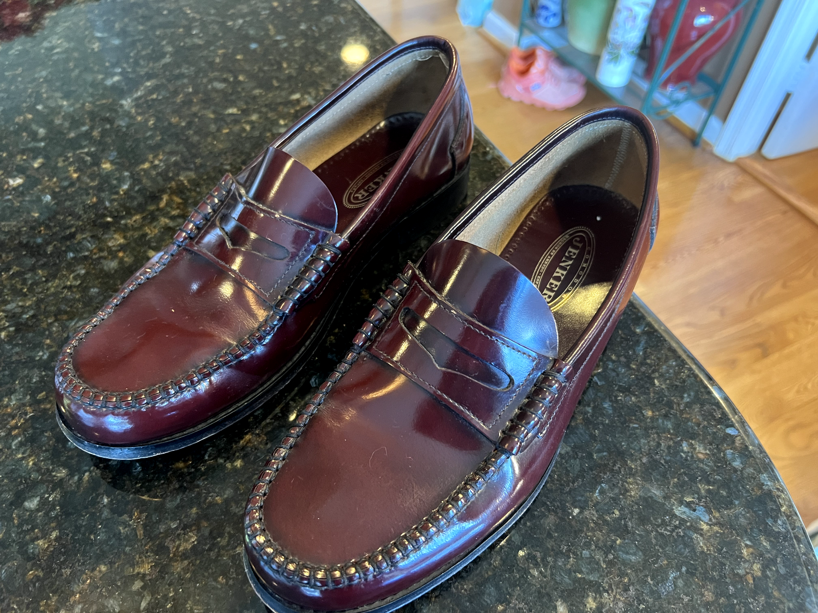【NONCODE】Trim color matching leather loafers Men's Dress Shoes Leather Loafers Patchwork Formal Comfort