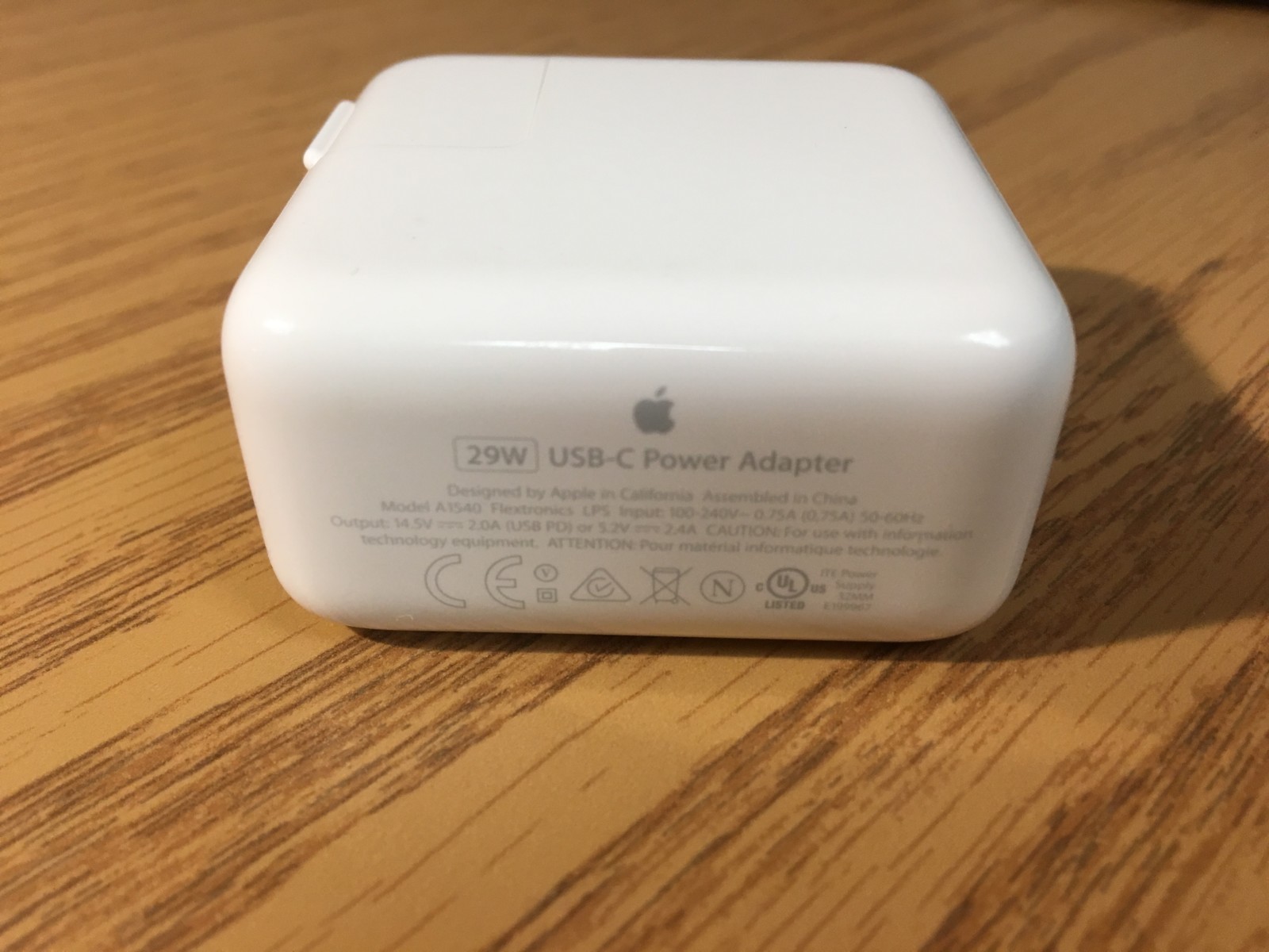MacBook Power Adapter - 29W USB-C - Official Apple Product