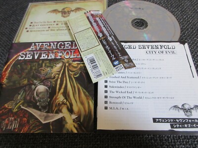 AVENGED SEVENFOLD / city of evil / JAPAN LTD CD OBI | eBay