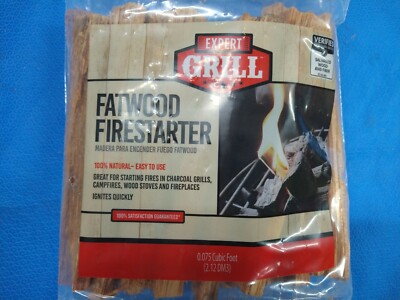 Expert Grill  Fatwood Firestarter case of 6